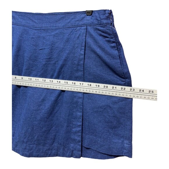 St. John's Bay - Women's Mid Rise Skort - Navy Blue - 14 - Picture 7 of 16